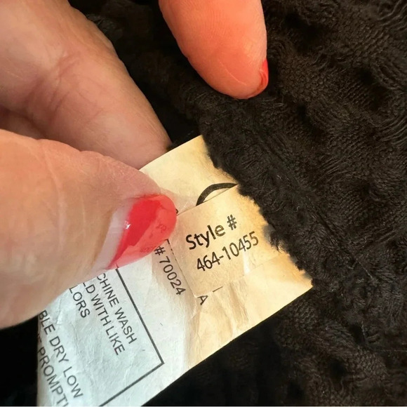 MOD O DOC Waffle knit texture Cardigan Sweater - Picture 6 of 6